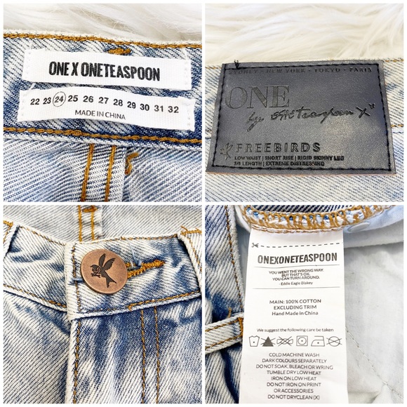 One Teaspoon Freebirds Distressed Jeans 24 - Picture 11 of 16